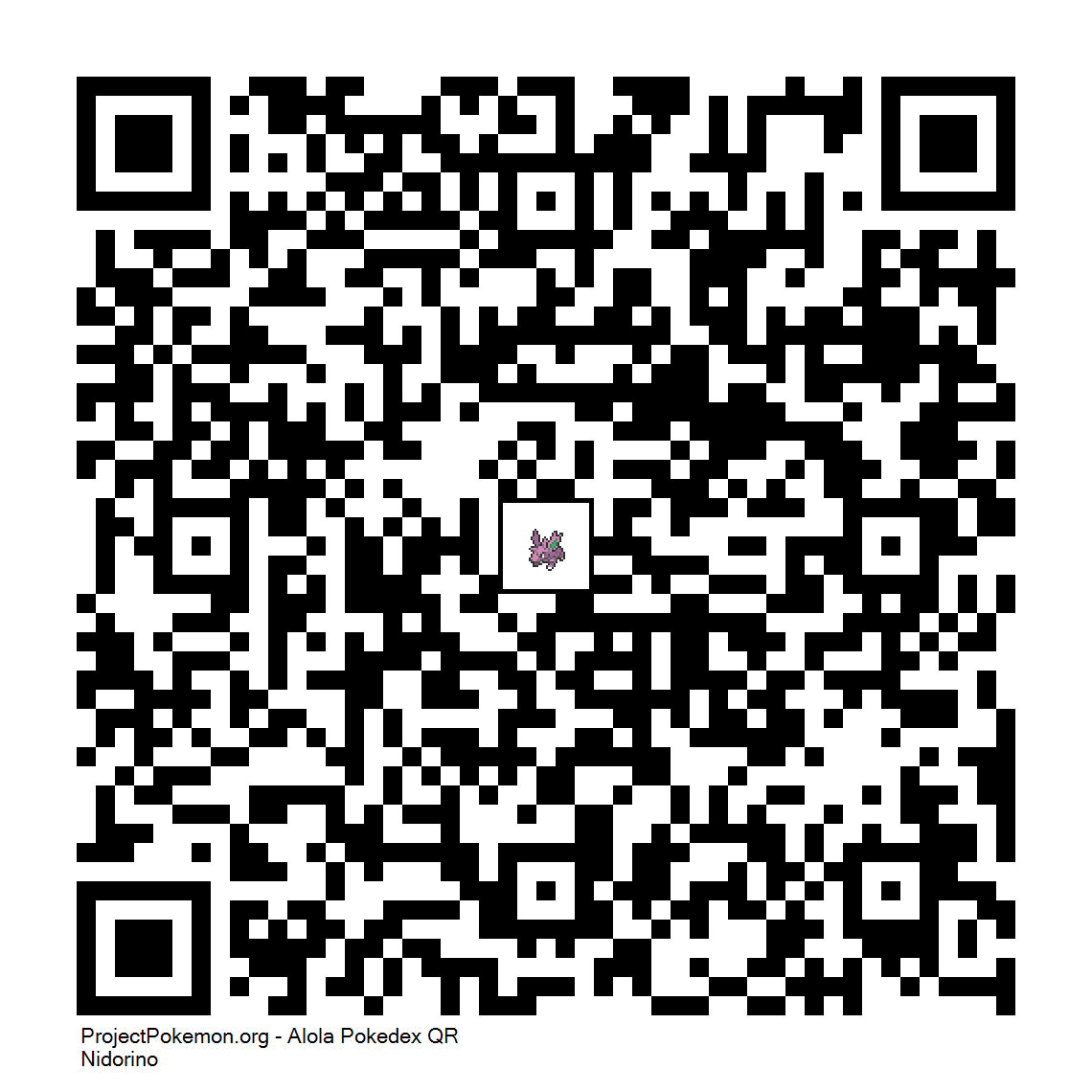 Cdigo QR de Nidorino